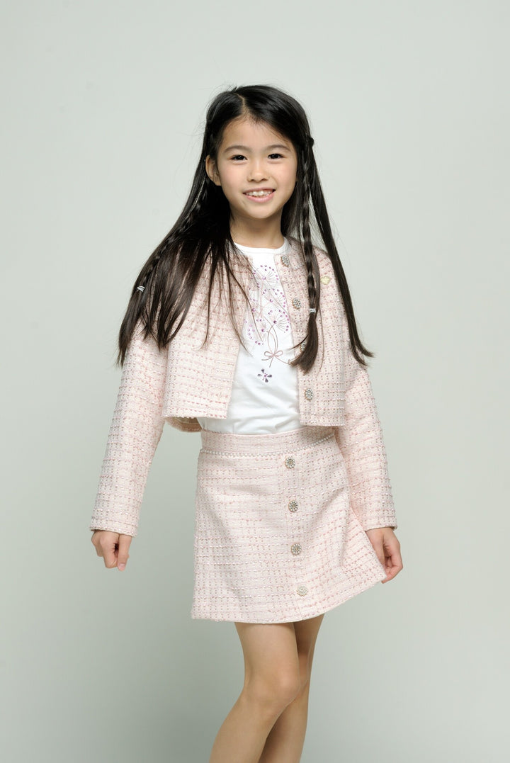 Kids T - shirt NOMMY foil & stones T - shirt Off White