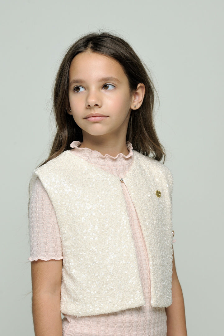 Kids T - shirt NELIFE spring knit basic top Pinky Promise