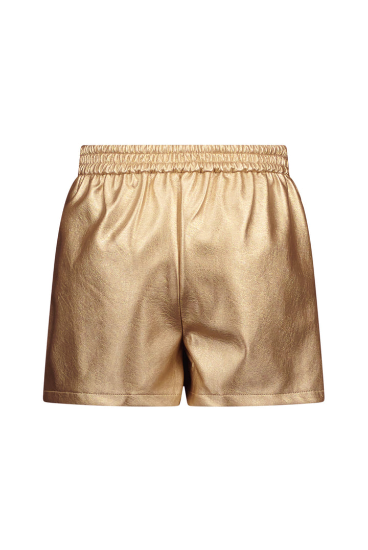 Kinderhose DUTTI Fake-Leder-Shorts Gold Rush