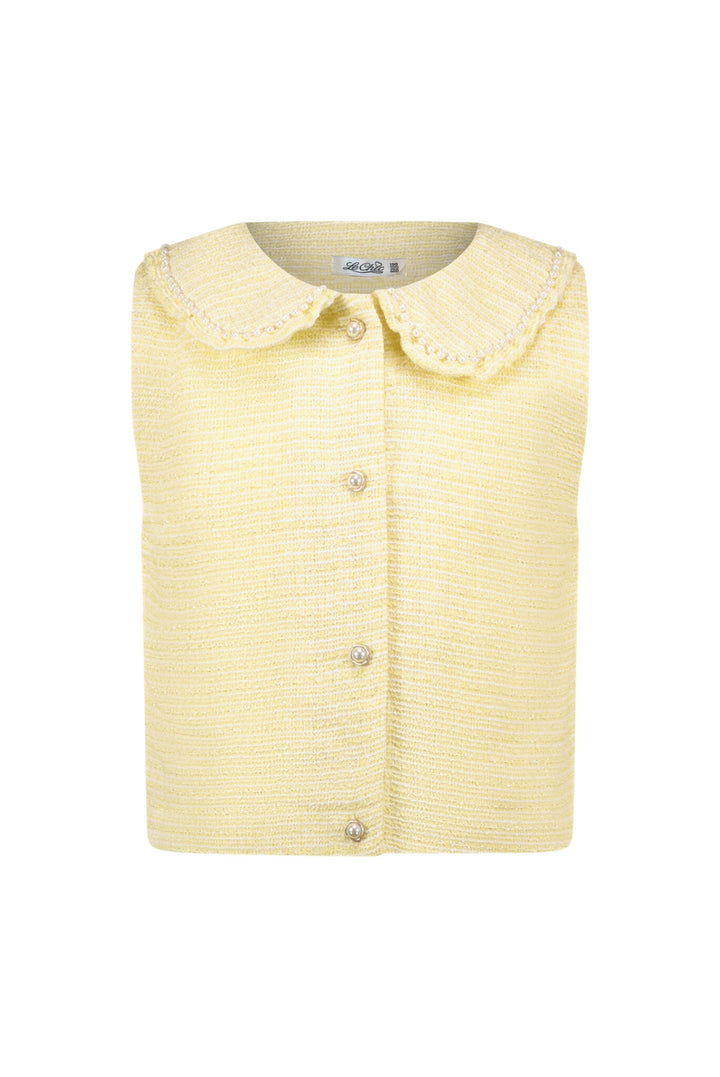 Kids gilet ASMAR glitter tweed gilet Sunny