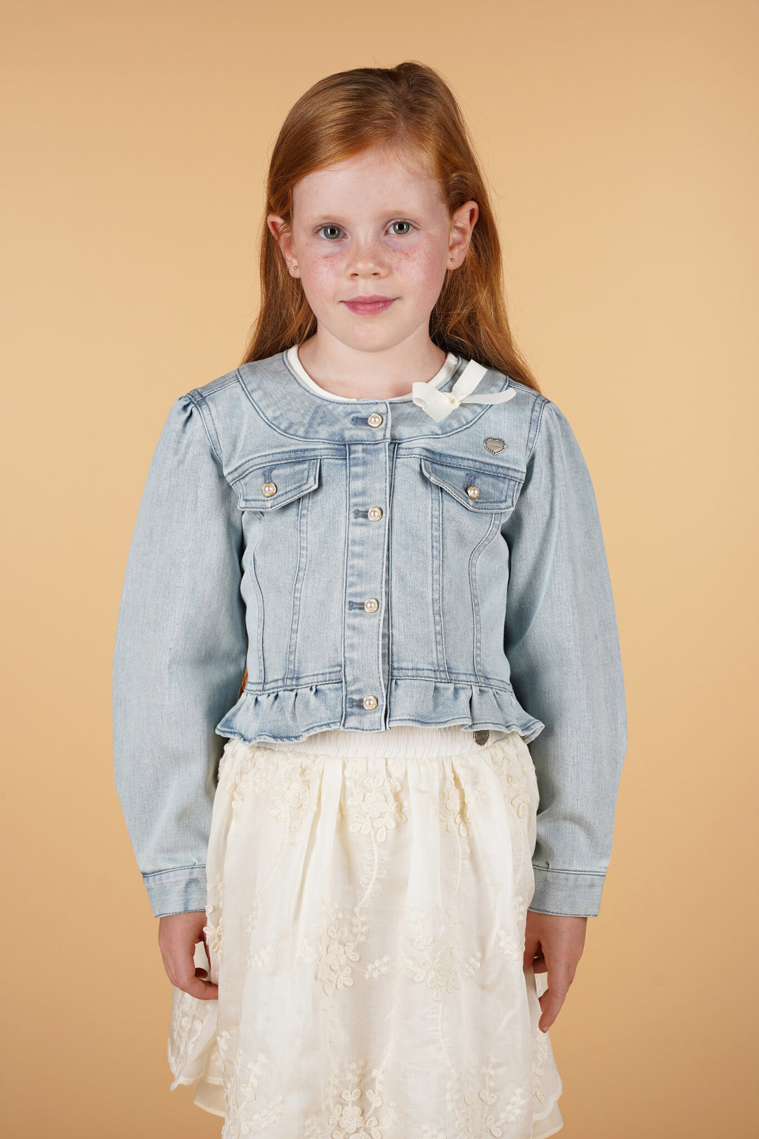 Kids jasje ANOUK denim summer jacket Classic Light Denim