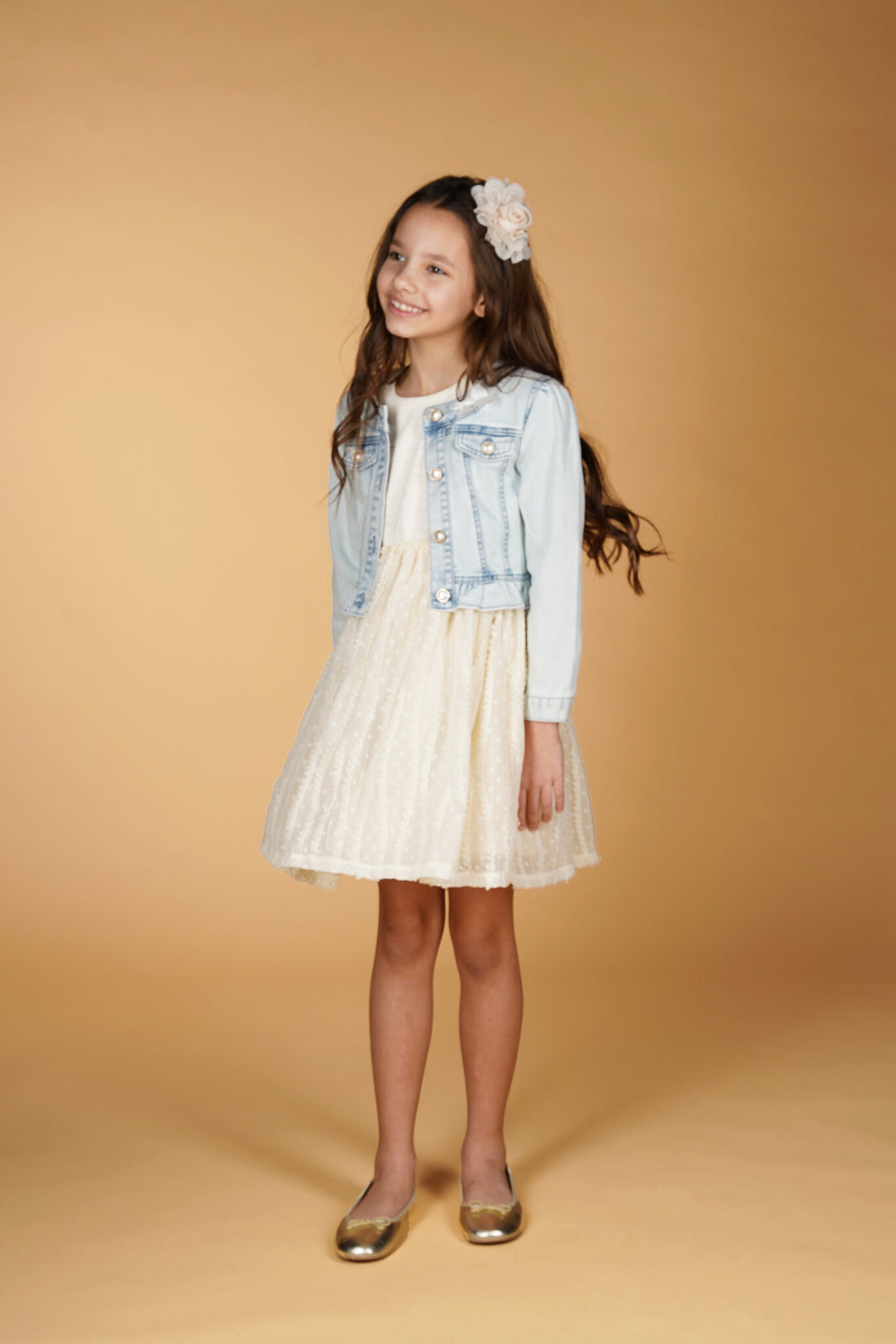 Kids jasje ANOUK denim summer jacket Classic Light Denim