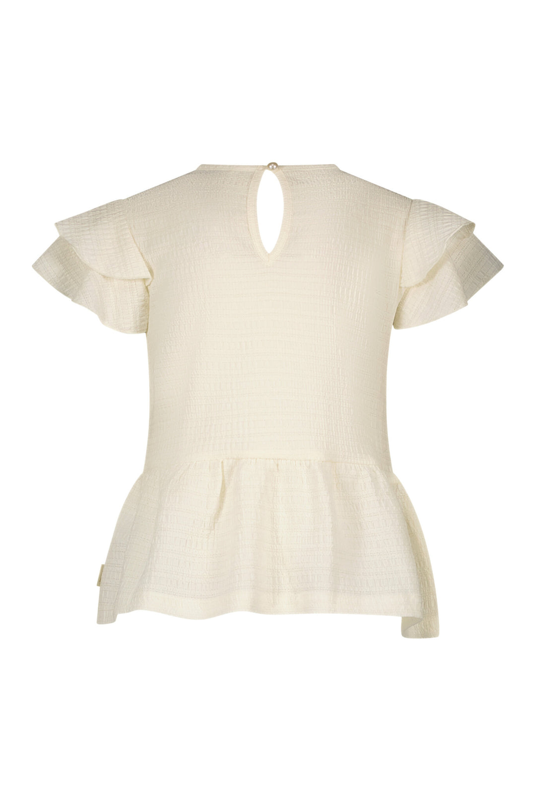 Kids T - shirt NELINE summer crochet peplum Dreamy Creamy