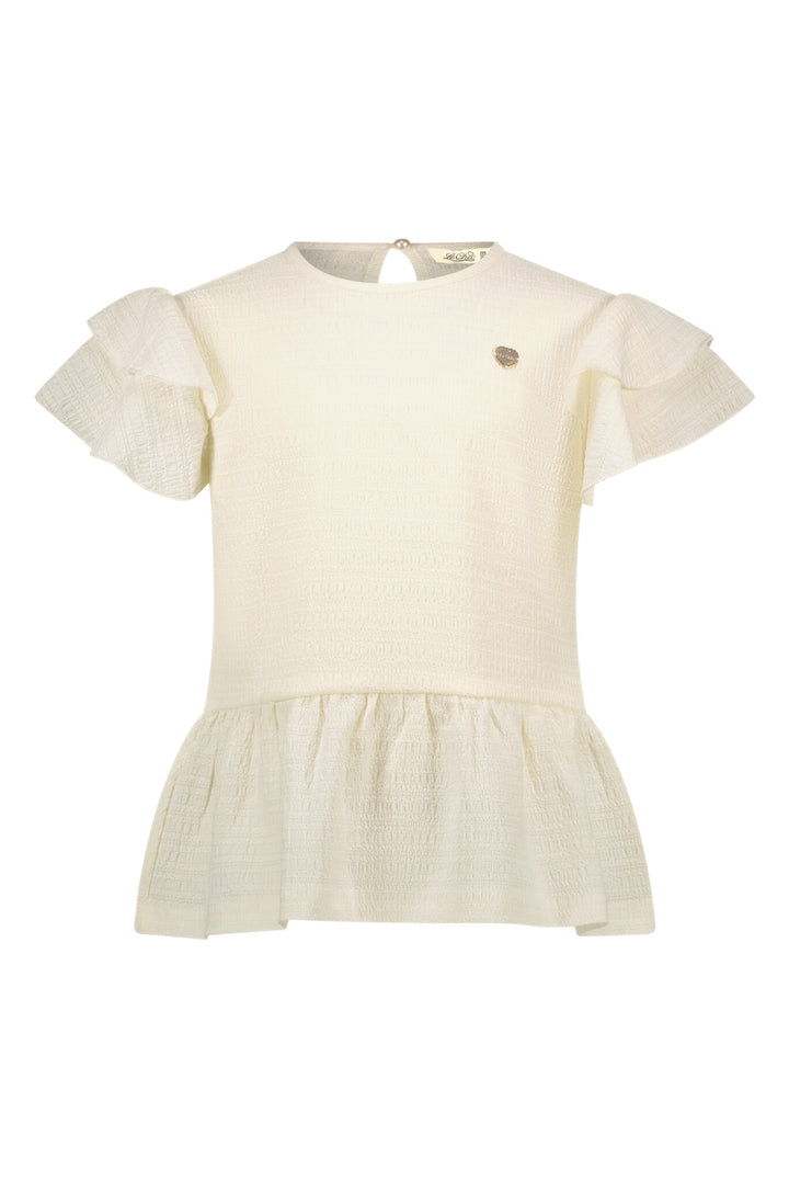 Kids T - shirt NELINE summer crochet peplum Dreamy Creamy