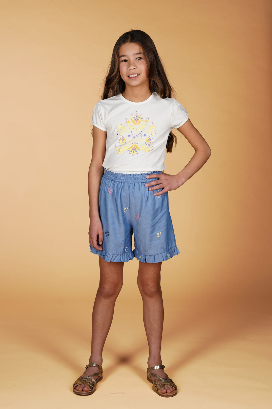 Kids T - shirt NOMMY fancy shield T - shirt Sunny