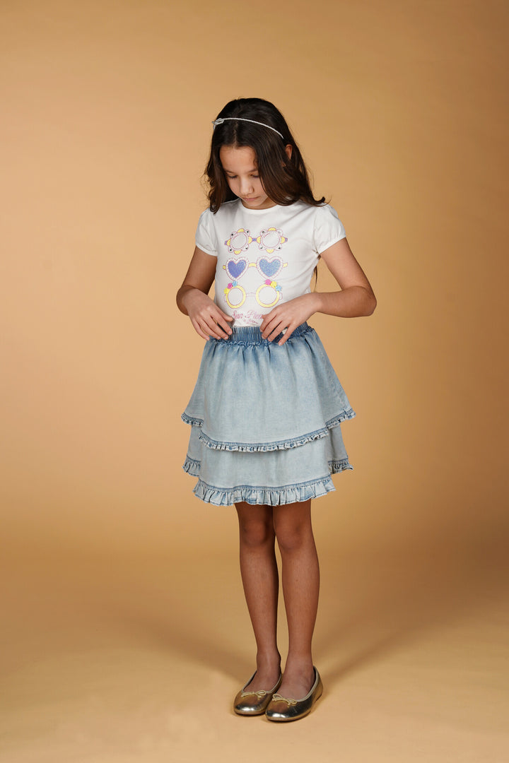 Kids T - shirt NOMMY sunglasses T - shirt Off White