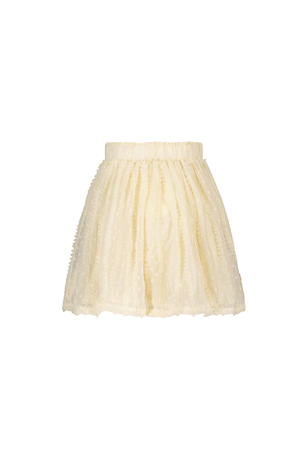 Kids rok TEDDIES dots & ruffles skirt Dreamy Creamy