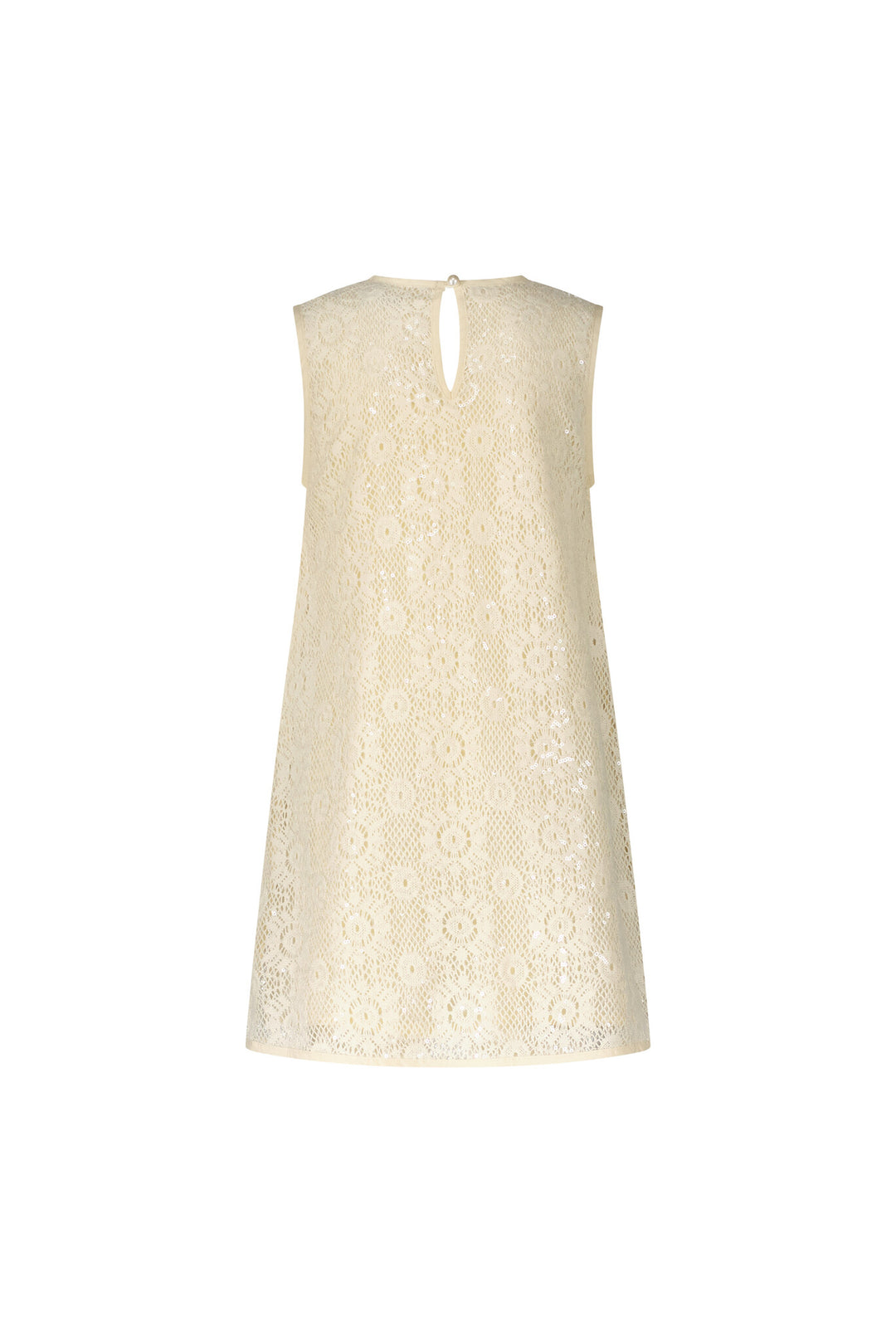 Kids jurk SUNBEAM sequin crochet dress Oatmeal Elite