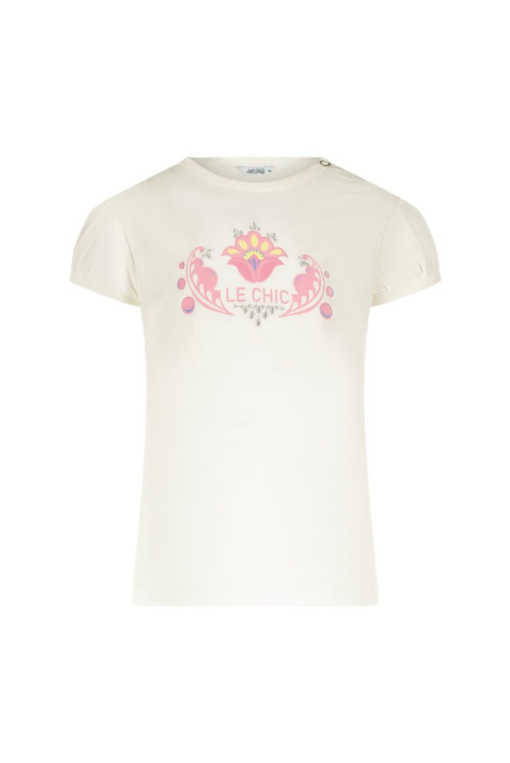 Baby T - shirt NOKI fancy shield T - shirt Pink - a - Licious