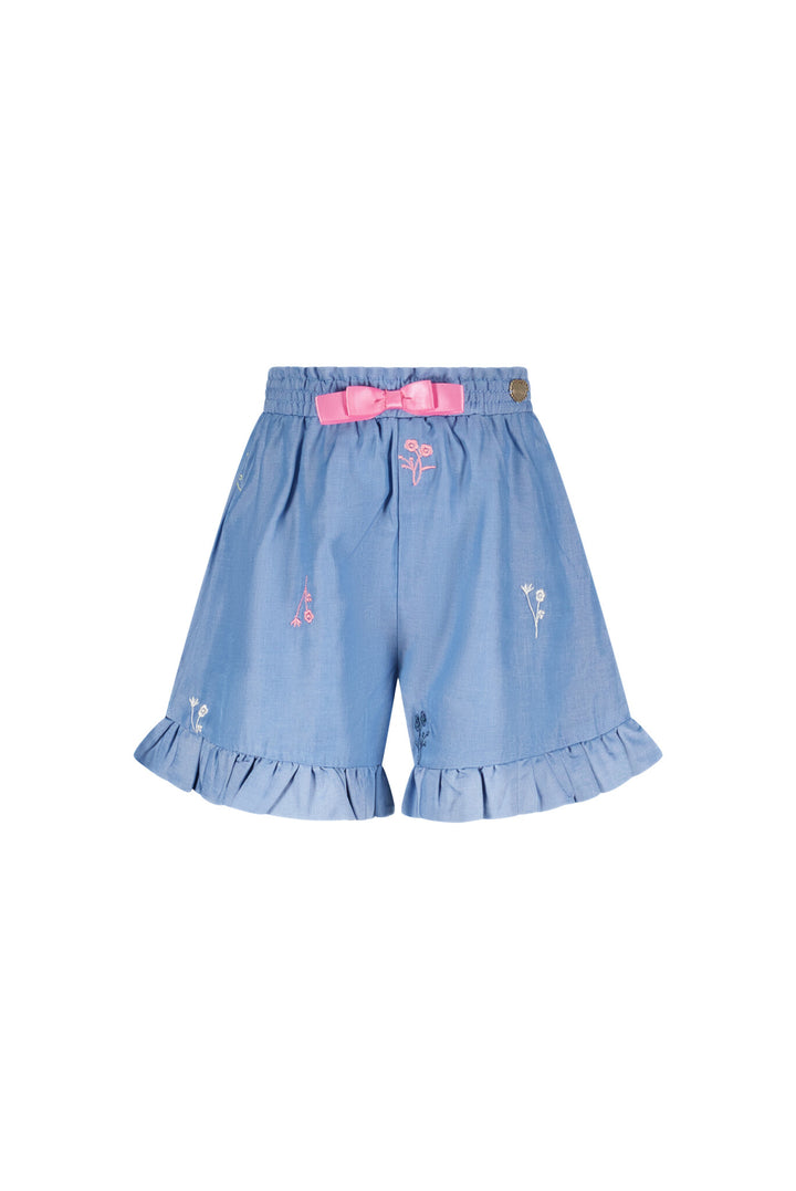 Baby broek DANSANY embro denim shorts Charming Chambray