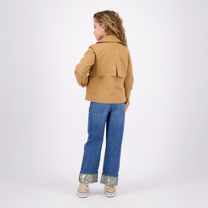 Spijkerbroek Cato Folded Blue Vintage Wide leg