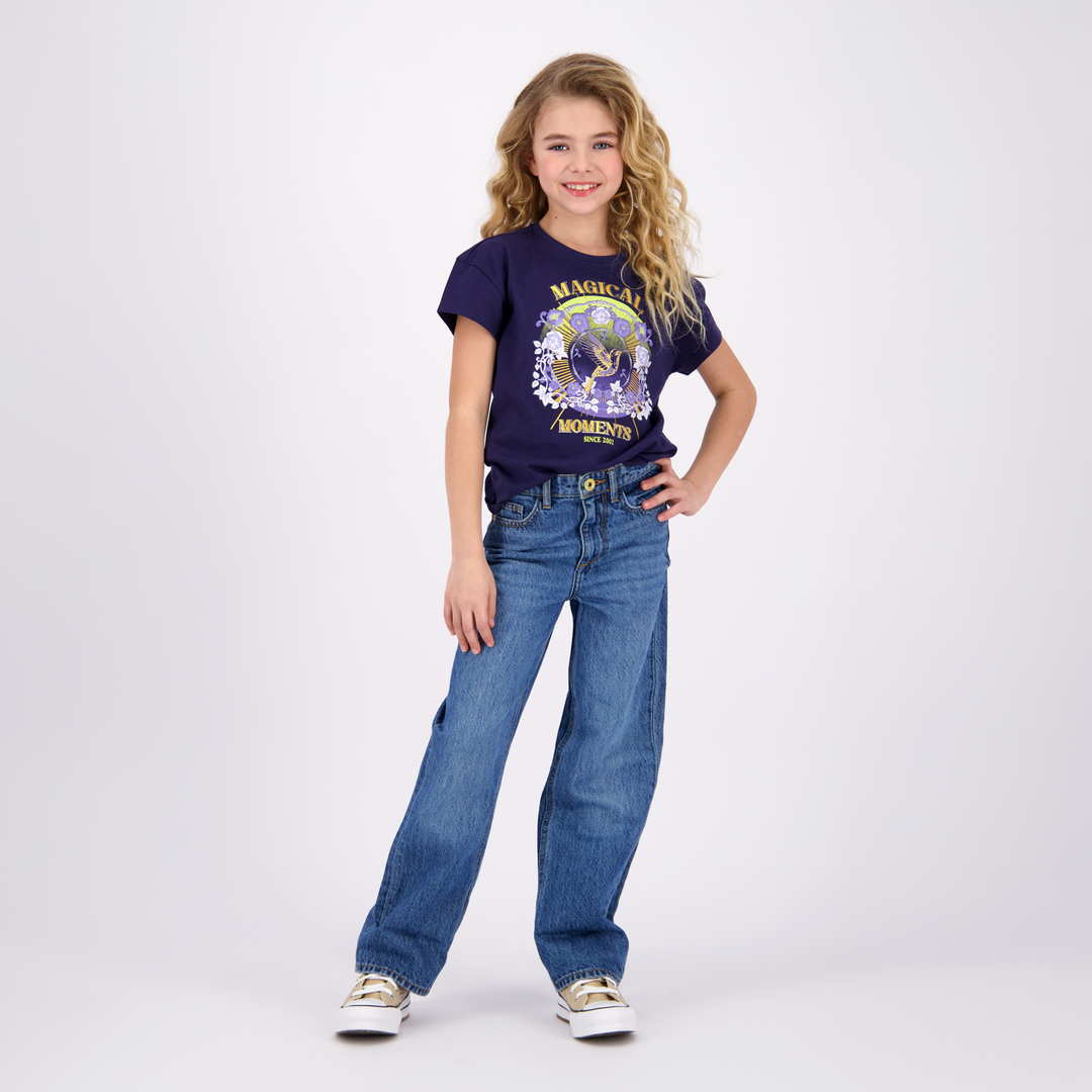 T - shirt Helyma Intense blue Jegging