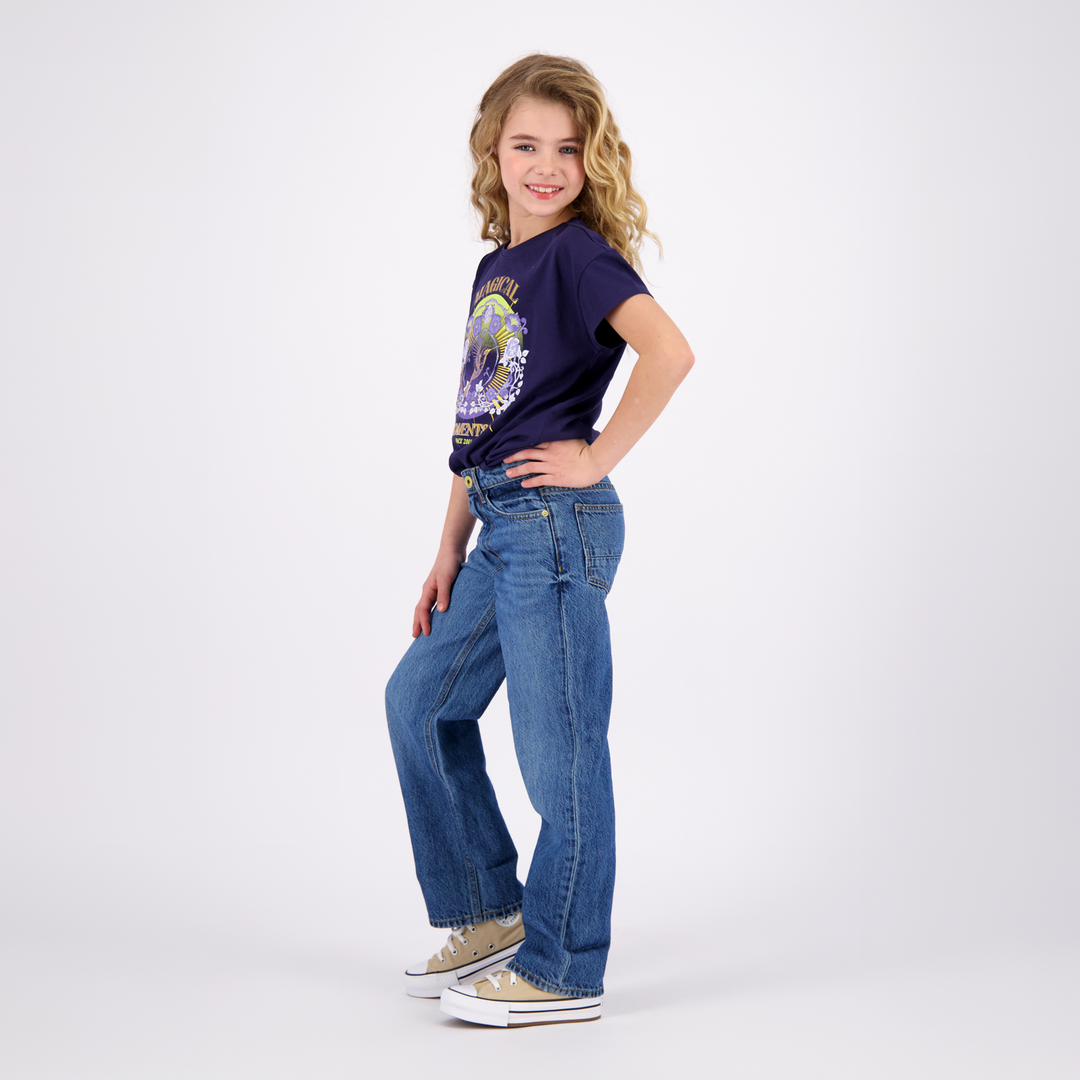 T - shirt Helyma Intense blue Jegging