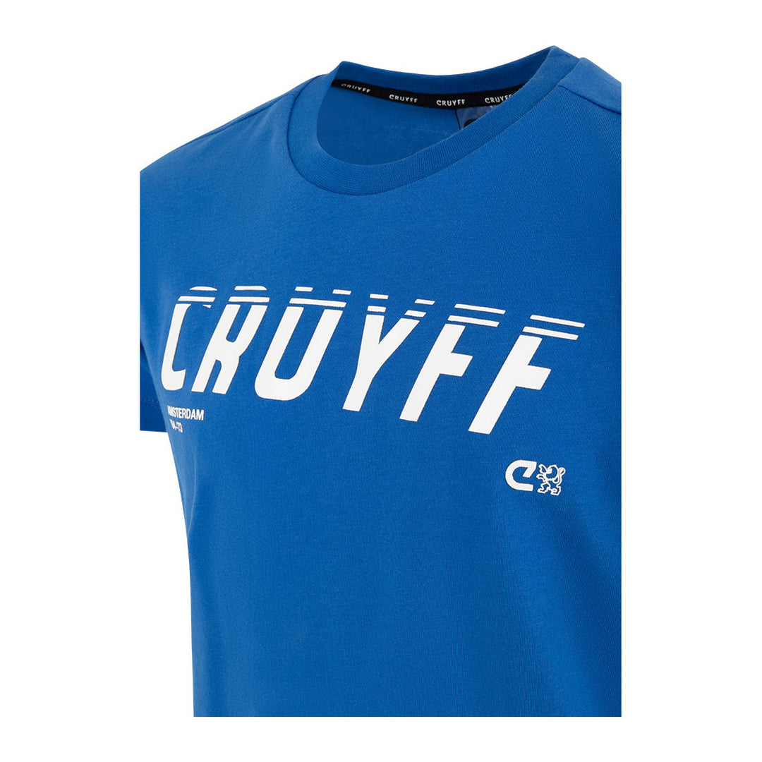 Sportbekleidung T-Shirt Kurzarm Rundhalsausschnitt Liga Shirt Blau