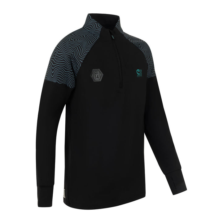 Sports Apparel top Icon 1/4 Zip Top Blue