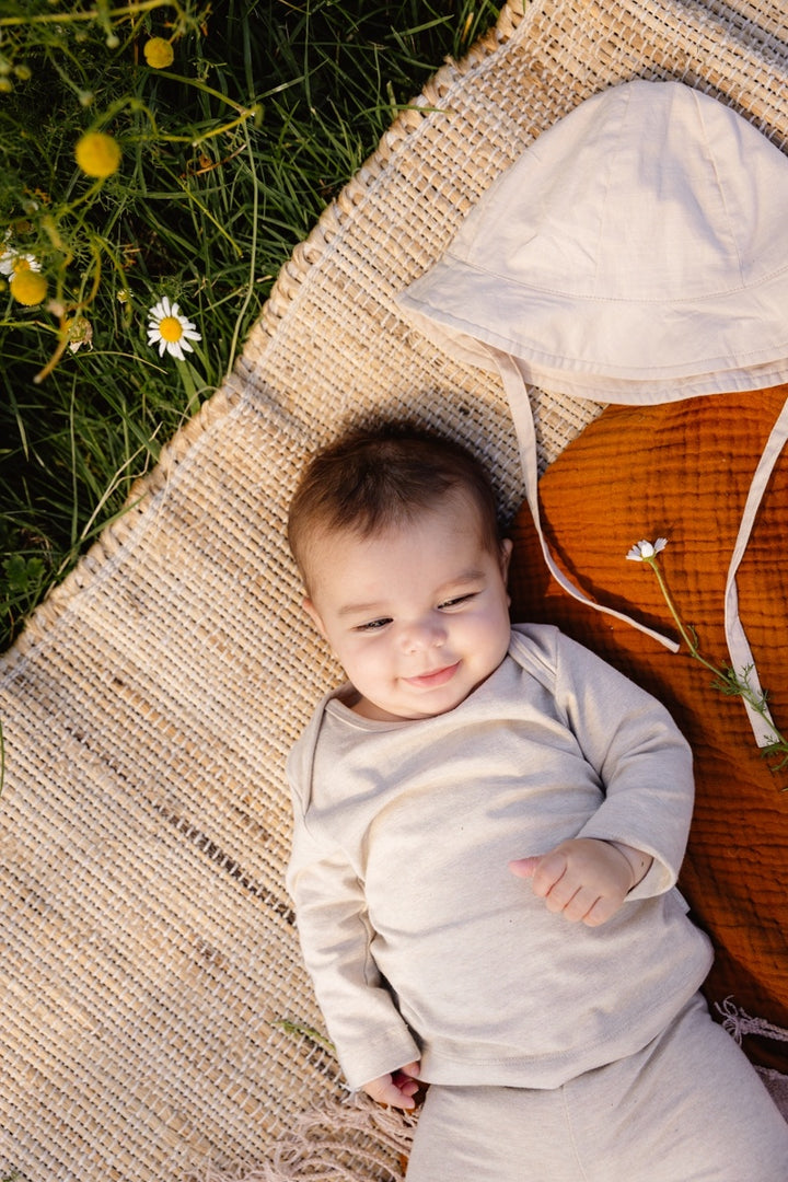 Langarmshirt DAGNYQNBS24 Haferflocken Melange