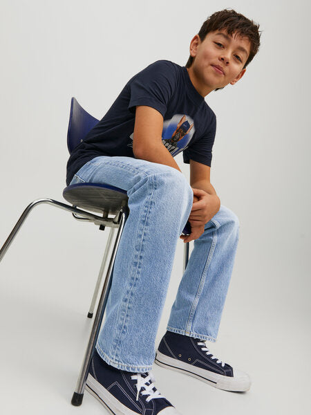 Kids spijkerbroek CHRIS Blue Denim Relaxed Fit
