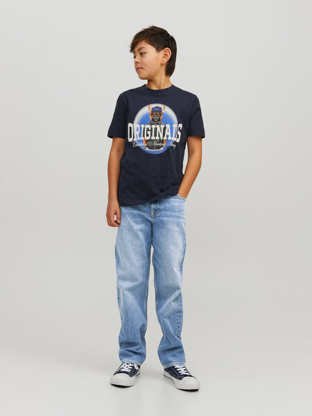 Kids spijkerbroek CHRIS Blue Denim Relaxed Fit