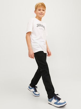 Mini spijkerbroek GLENN JJELASTICATED Black Denim Slim Fit