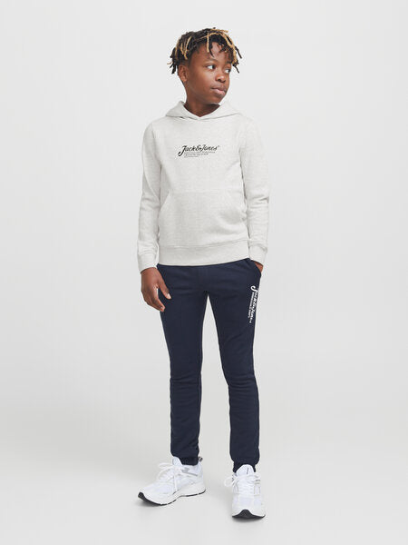 Junior Pullover BEAU White Melange Regular Fit
