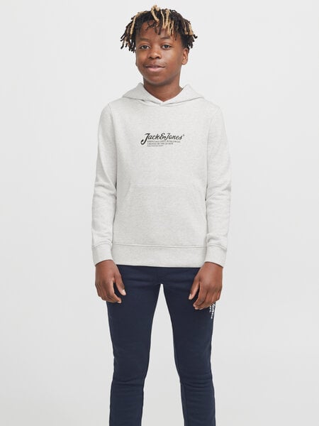 Junior Pullover BEAU White Melange Regular Fit