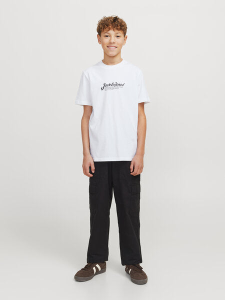 Junior T - shirt BEAU White Regular Fit