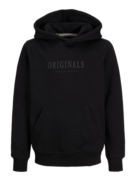 Kinderpullover FREDERIKSBERG Schwarz_Lockerer Schnitt