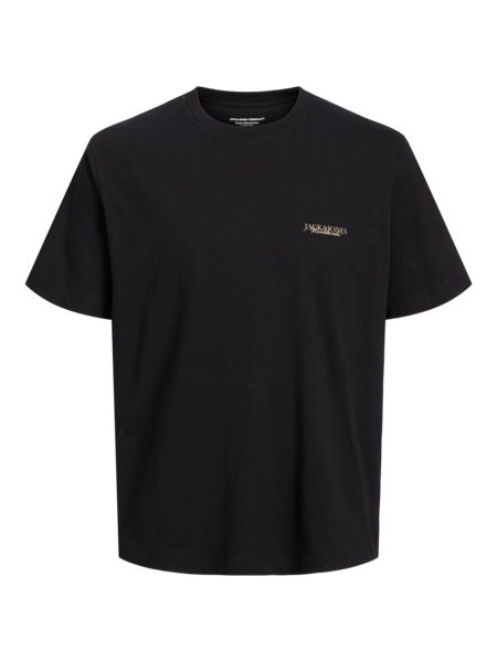 Kinder T-Shirt BOSTON FOTO Schwarz_Lockerer Schnitt