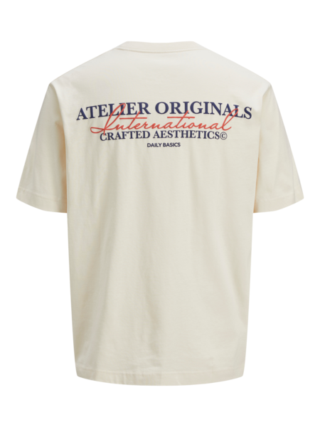 Kinder T-Shirt SLINGTON Antique White_Loose Fit