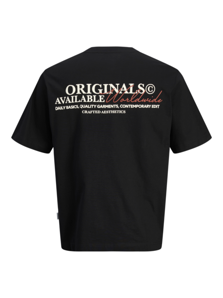 Kinder T-Shirt SLINGTON Schwarz_Lockerer Schnitt