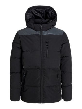 Kids winterjas OWEN REFLECTIVE PUFFER Black REFLECTIVE