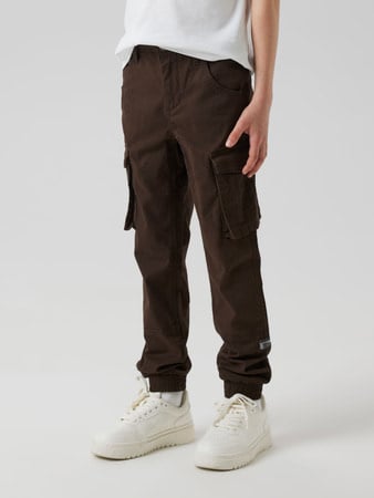 Kids broek RYAN CARGO Brown Round Fit