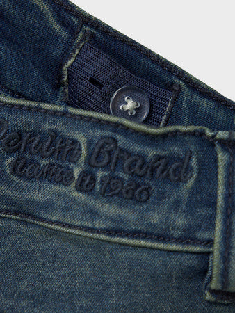 Kids spijkerbroek THEO Turquoise Xslim Fit