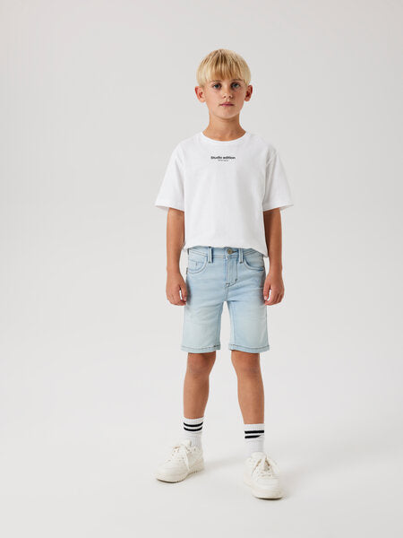 Kinder Shorts THEO Hellblau Denim Xslim Fit