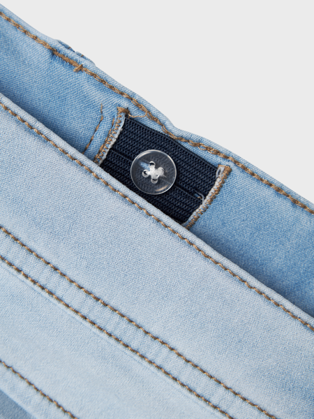 Kids short THEO Light Blue Denim Xslim Fit
