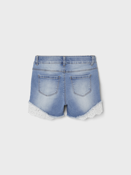 Kinder-Shorts SALLI Medium Blue Denim Slim Fit