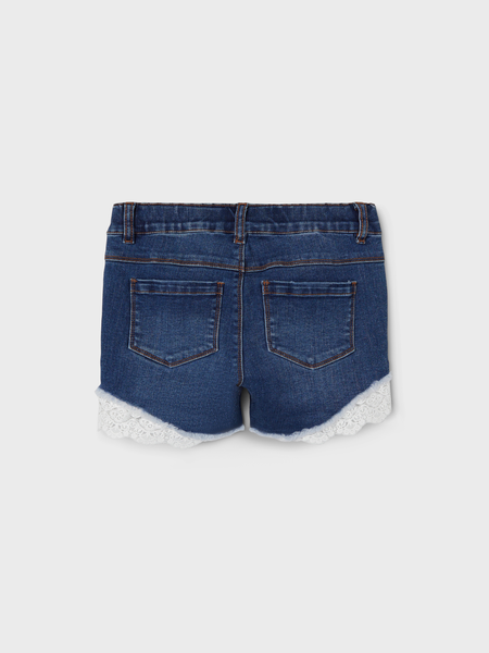 Kinder-Shorts SALLI Dunkelblau Denim Slim Fit