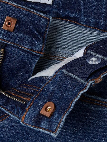 Kids short SALLI Dark Blue Denim Slim Fit