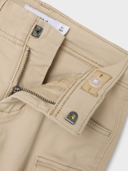 Kinder Cargo-Shorts RYAN Oxford Tan Regular Fit
