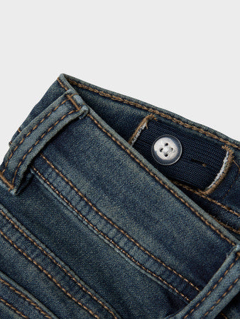 Mini spijkerbroek THEO THAYER Turquoise Xslim Fit