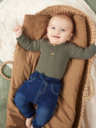 Baby spijkerbroek BEN U - SHAPE Blue Round Fit