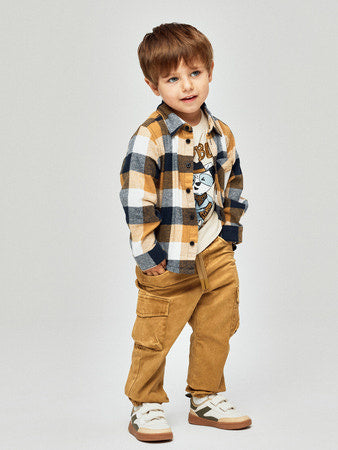 Mini broek BEN CARGO Brown Baggy Fit