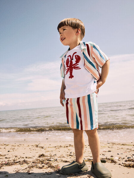 Mini-Short FERANE Bright White MULTI Regular Fit