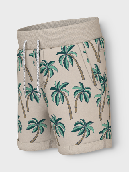 Mini short VERMO Peyote Palm Trees Regular Fit