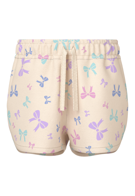 Mini-Shorts VIGGA Buttercream Schleifen Regular Fit