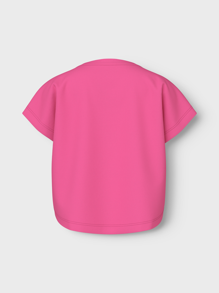 Kinder T-Shirt VILMA Carmine Rose Malibu Loose Fit