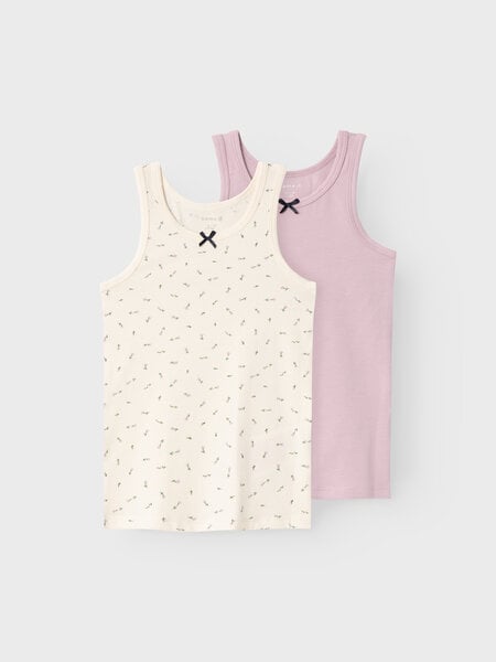 Mini ondergoed TANK TOP 2P BUTTERCREAM FLORAL Buttercream