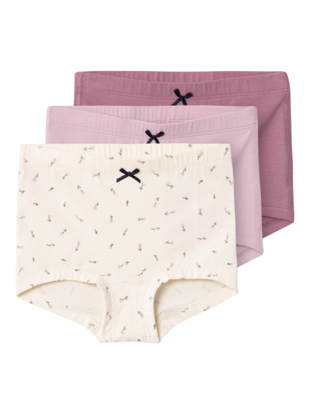 Mini onderbroek TIGHTS 3P BUTTERCREAM FLORAL Buttercream