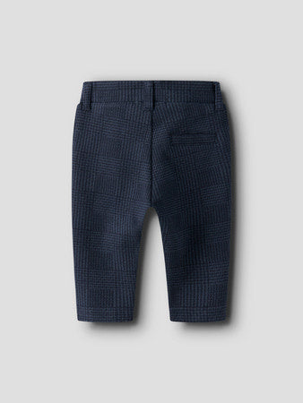 Baby broek ROBINO Navy Blazer Check Regular Fit