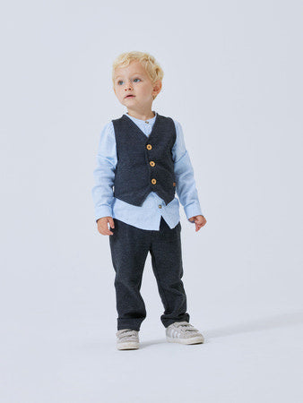Mini vest ROBINO Dark Grey Melange